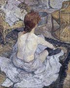 Henri  Toulouse-Lautrec The Toilette (mk09) oil painting artist